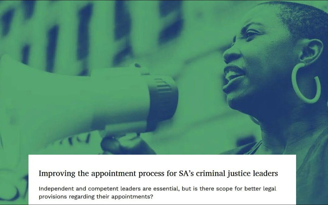 Senior Leadership Appointments in the Criminal Justice Leaders